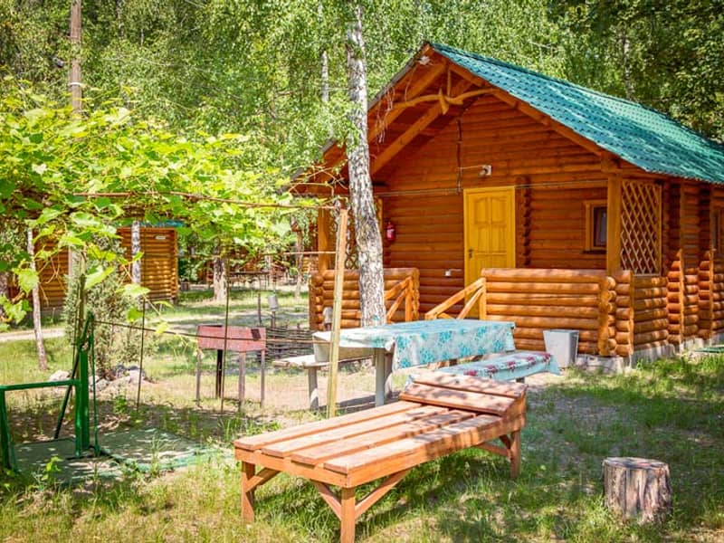 1-комнатный домик на 4 спальных места (1 этаж)